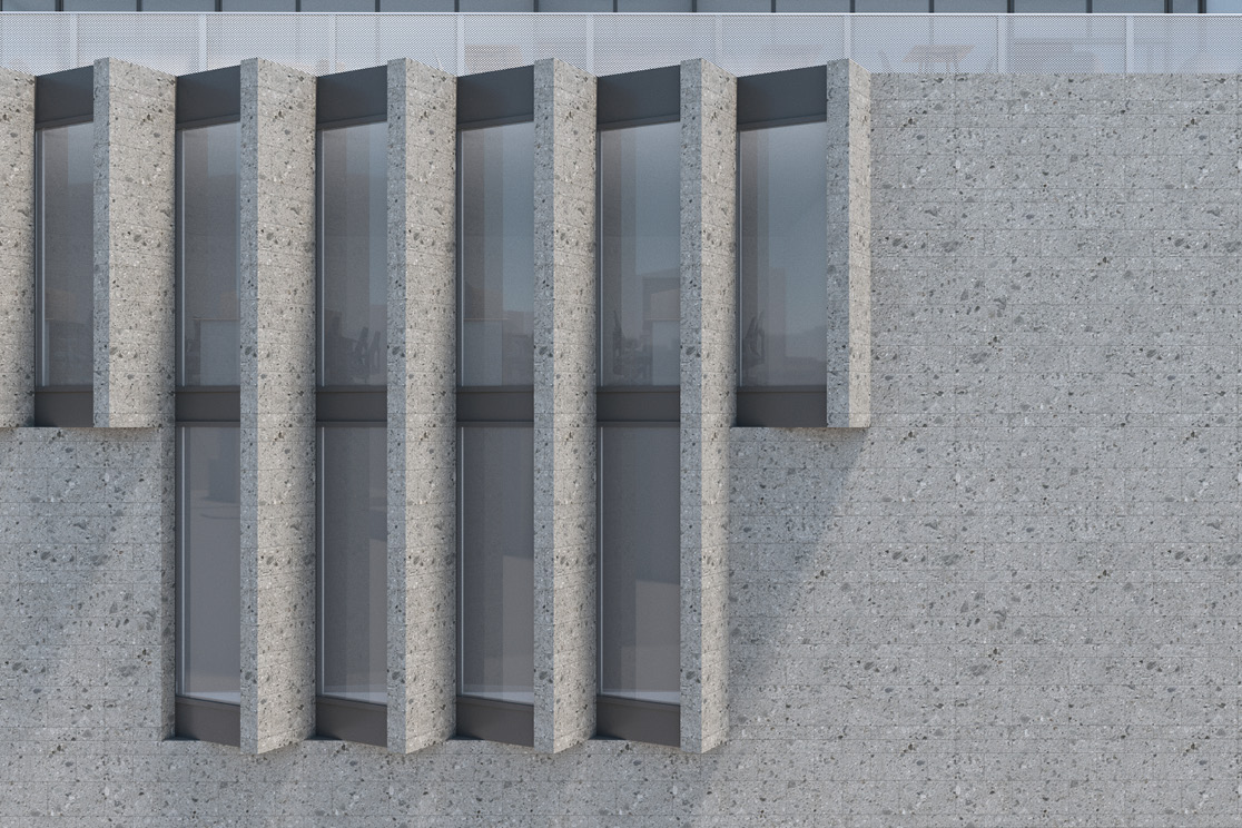 Foro: outer facade design | Jacob Bley Griffiths