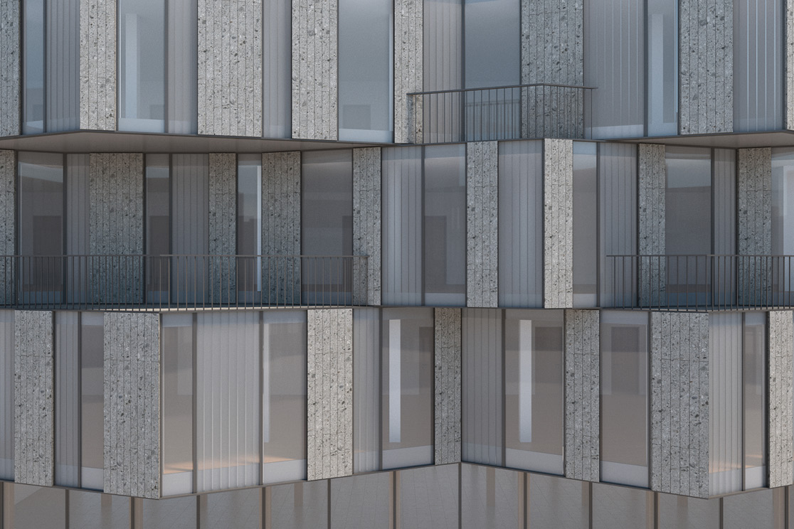 Foro: courtyard facade design | Jacob Bley Griffiths