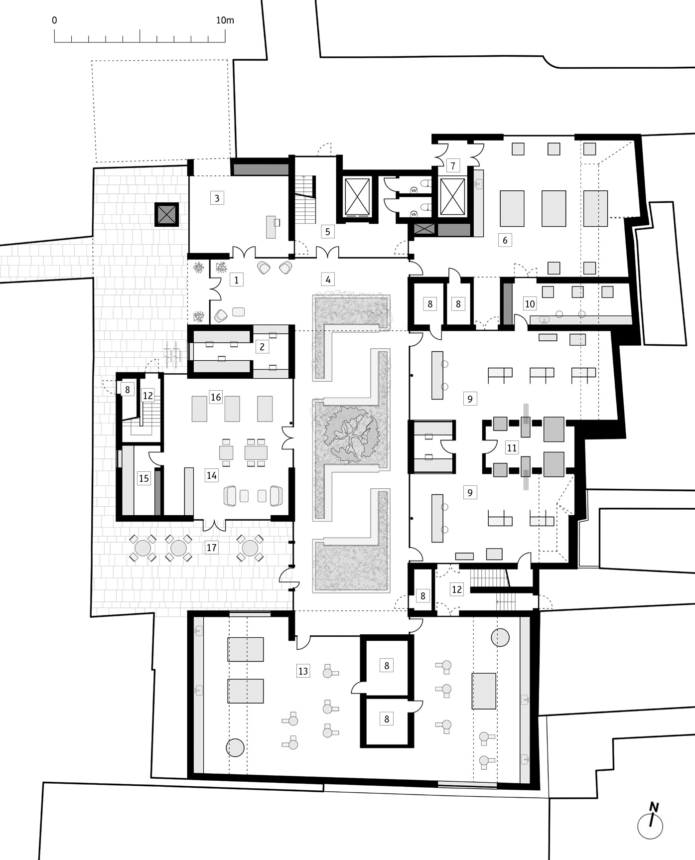 Repose: ground floor plan | Jacob Bley Griffiths