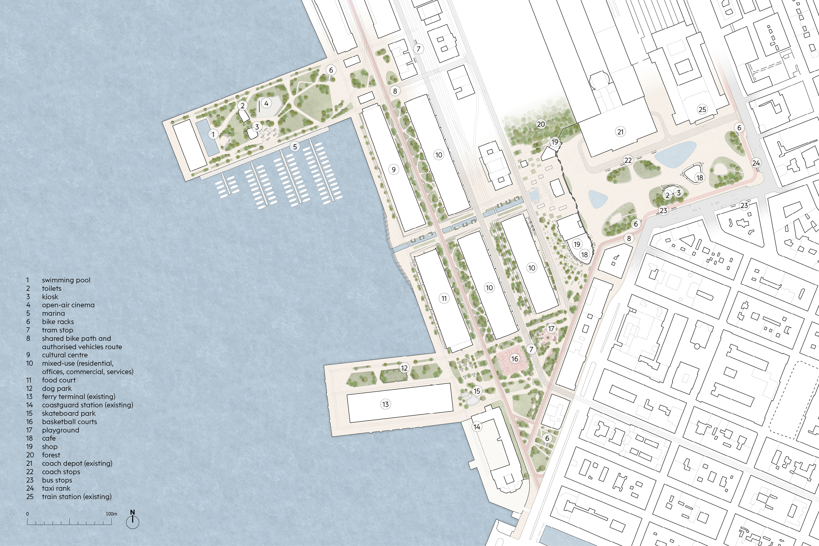 Trieste Porto Vecchio: masterplan | Jacob Bley Griffiths