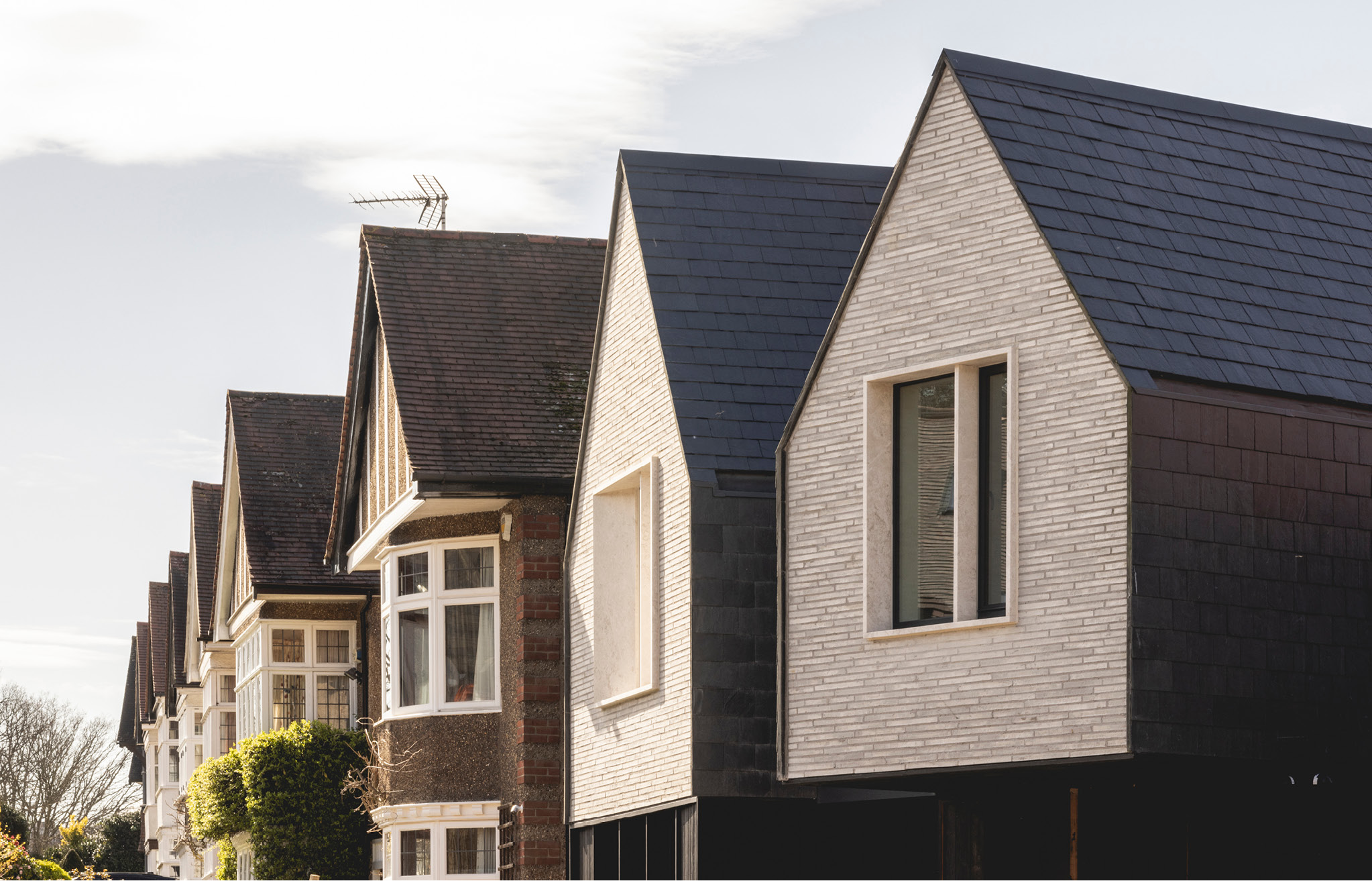 Wedge House: exterior view of the completed project  |  Jacob Bley Griffiths