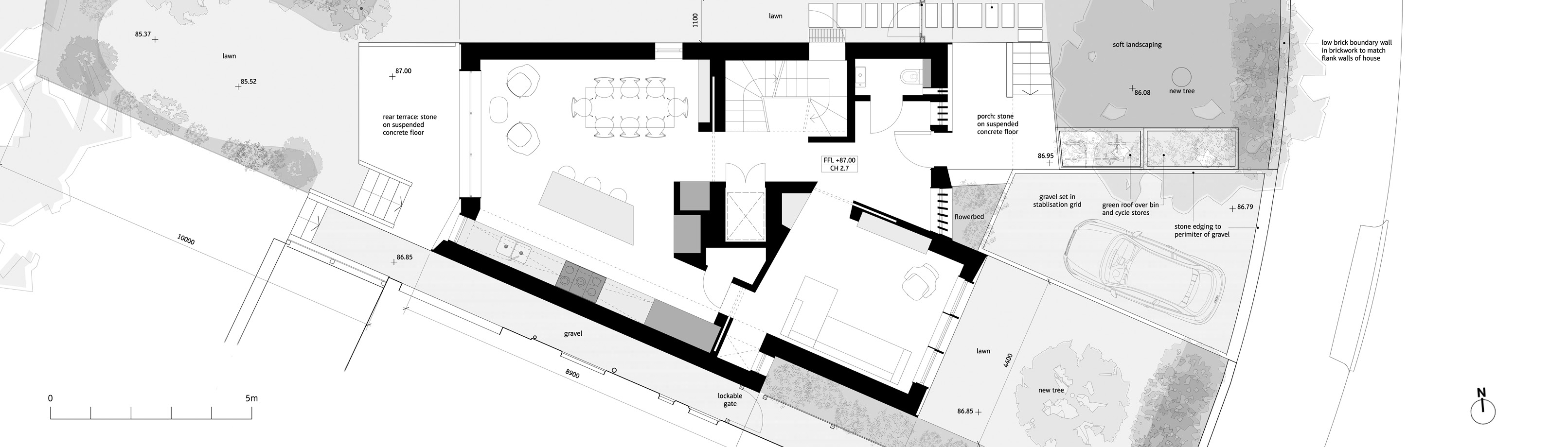 Wedge House: ground floor plan | Jacob Bley Griffiths